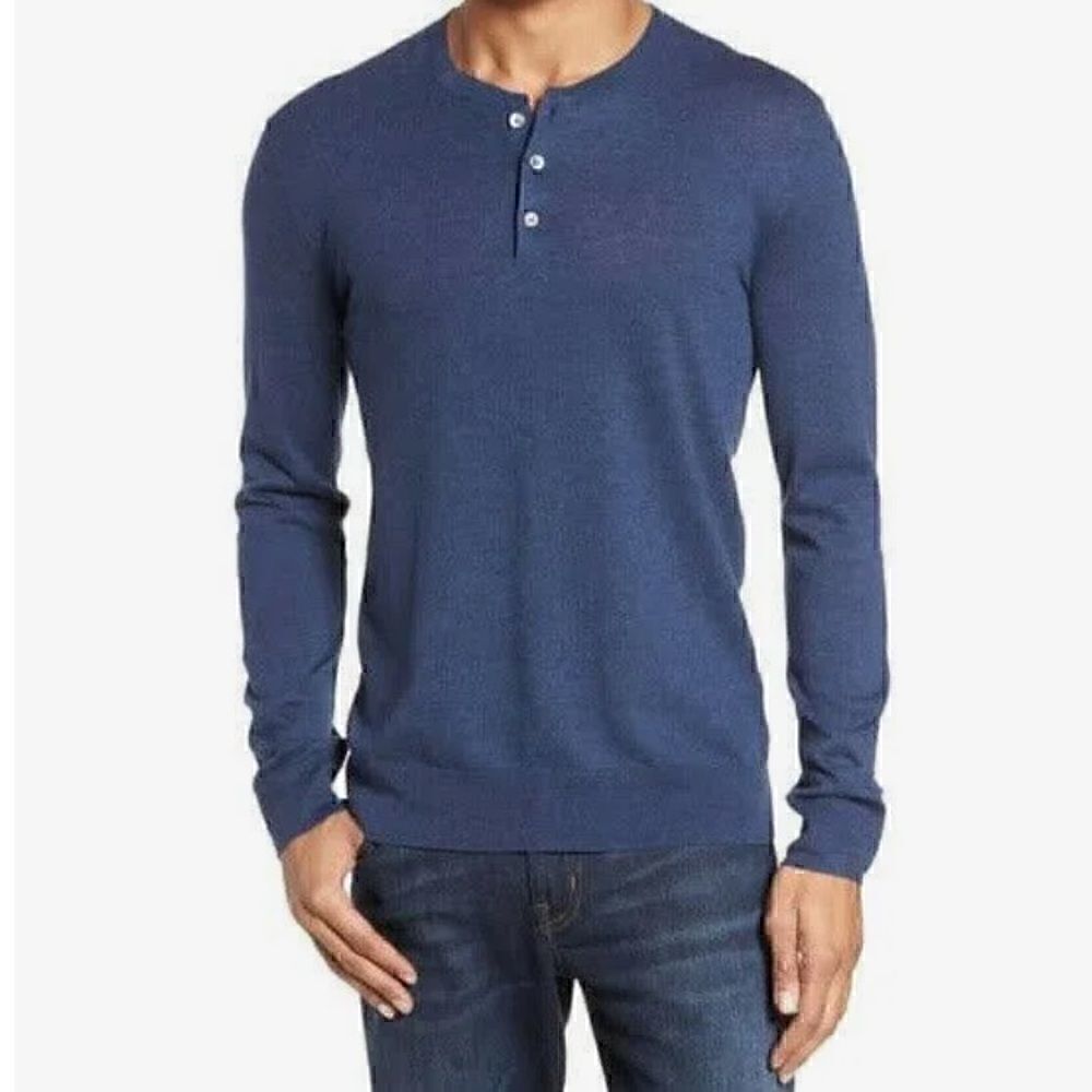 NWT Bonobos Henley Sweater Size XXL